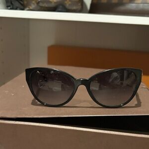 Versace Black Cat-Eye Sunglasses